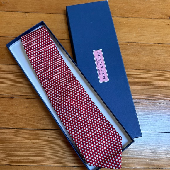 NIB Never Worn Vintage Vineyard Vines 100% Silk Neck Tie - Picture 4 of 5